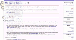 Desktop Screenshot of eggcorns.lascribe.net